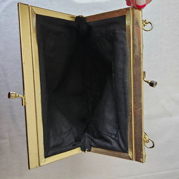 Vintage Tapestry Evening Purse - Picture 6 of 10